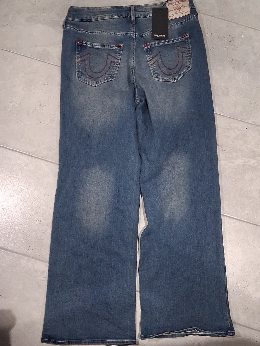 True Religion Bobbi Baggy Jeans Tan 29 NWT